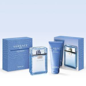 Versace Eau Fraiche - Travel Retail Exclusive Set 100Ml Edt + 100Ml Shower Gel -100 Ml+100ml Bath Gel